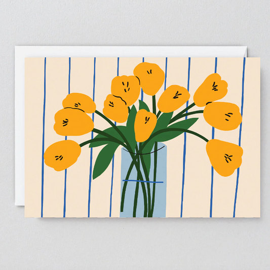 Greetings Card | Tulips | "Blank"