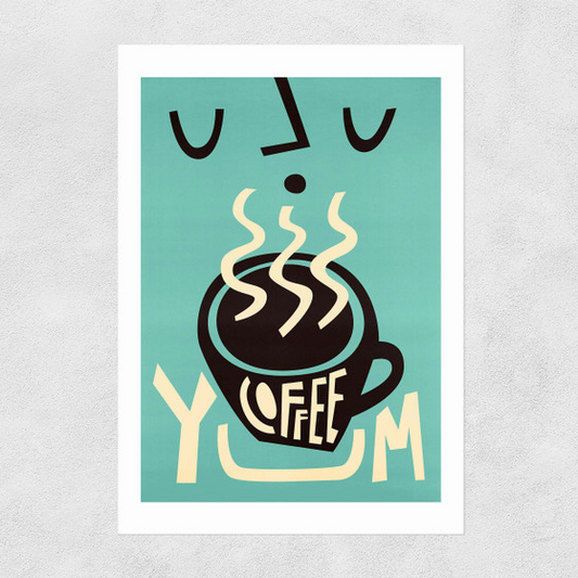 A4 Unframed Print | East End Prints | Yum Coffee