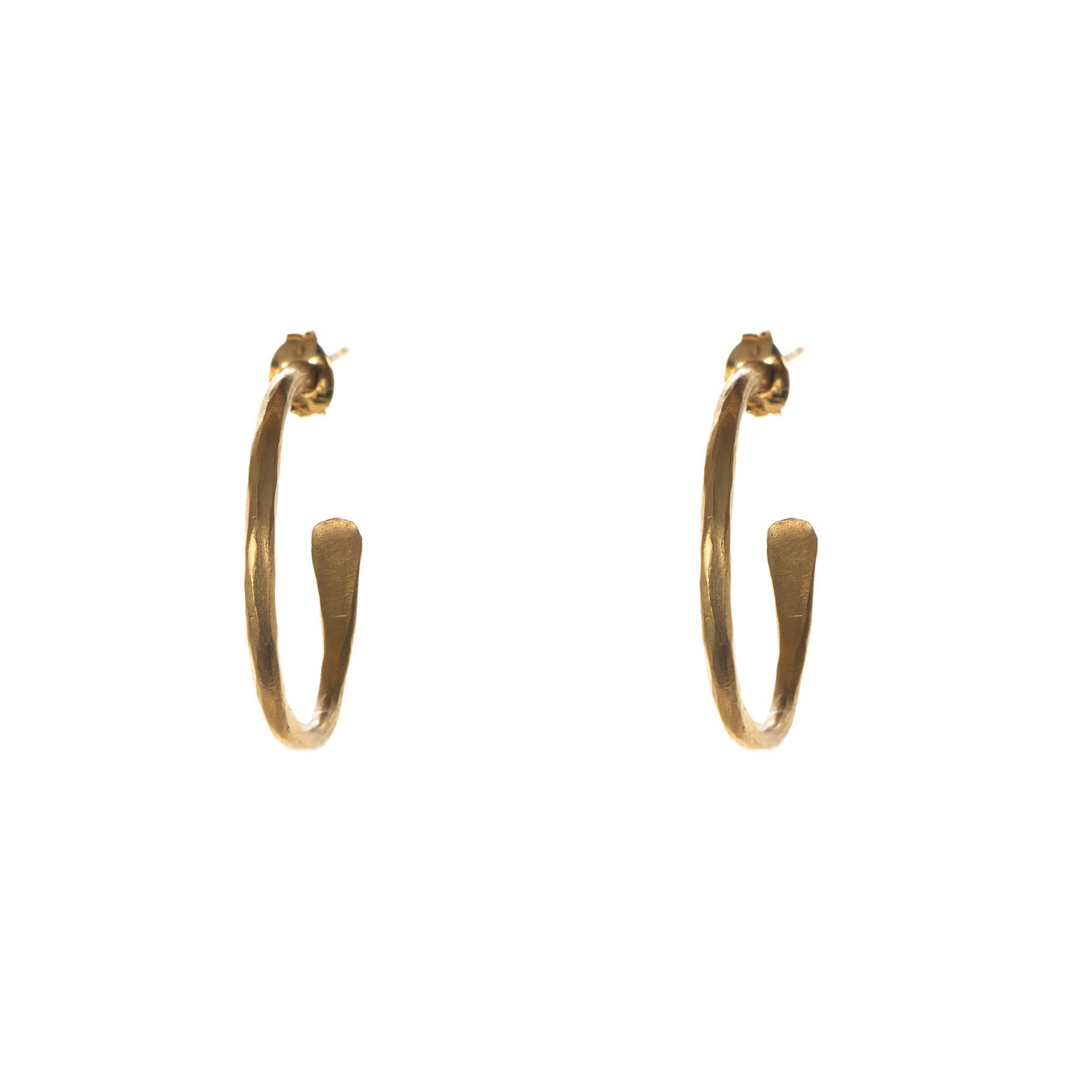 Just Trade | Plated Essentials Small Hoops Gold