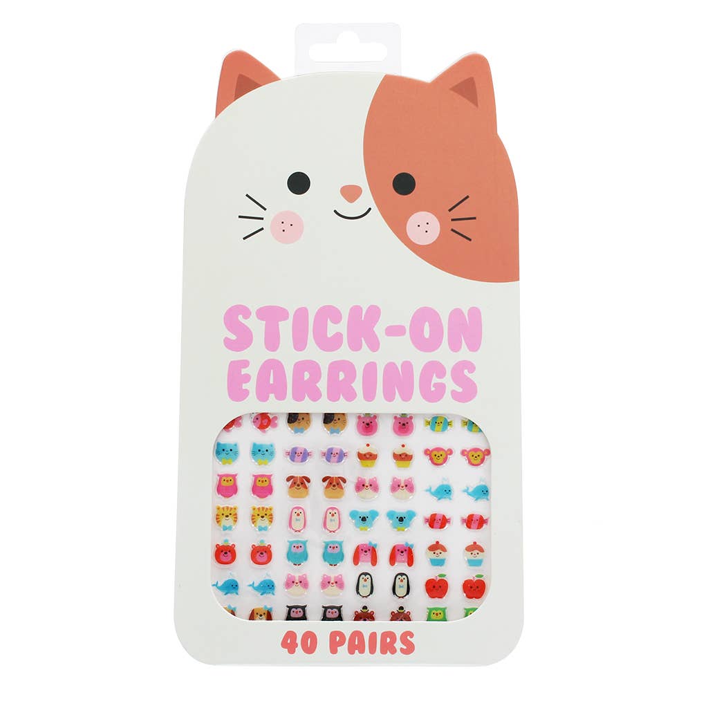 Rex | Stick on earrings | Cool Cats