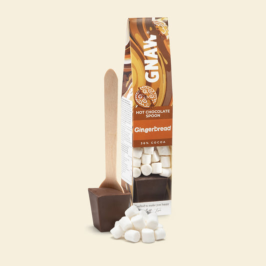 GNAW | Hot Chocolate Spoon With Marshmallows | Gingerbread