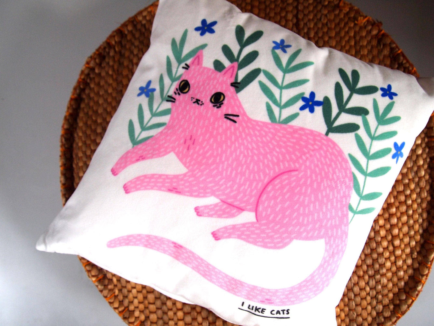 I Like Cats | Velvet Cushion