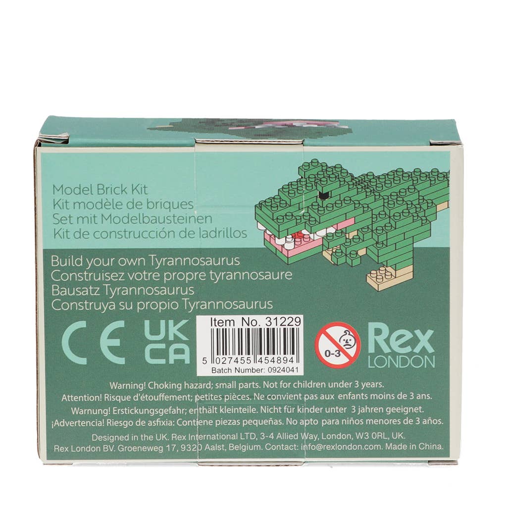 Rex | Build Your Own Brick Kit | Tyrannosaurus Rex