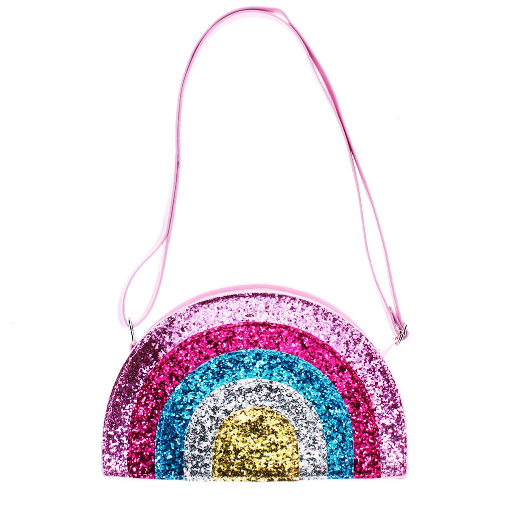 Rex | Rainbow Glitter handbag