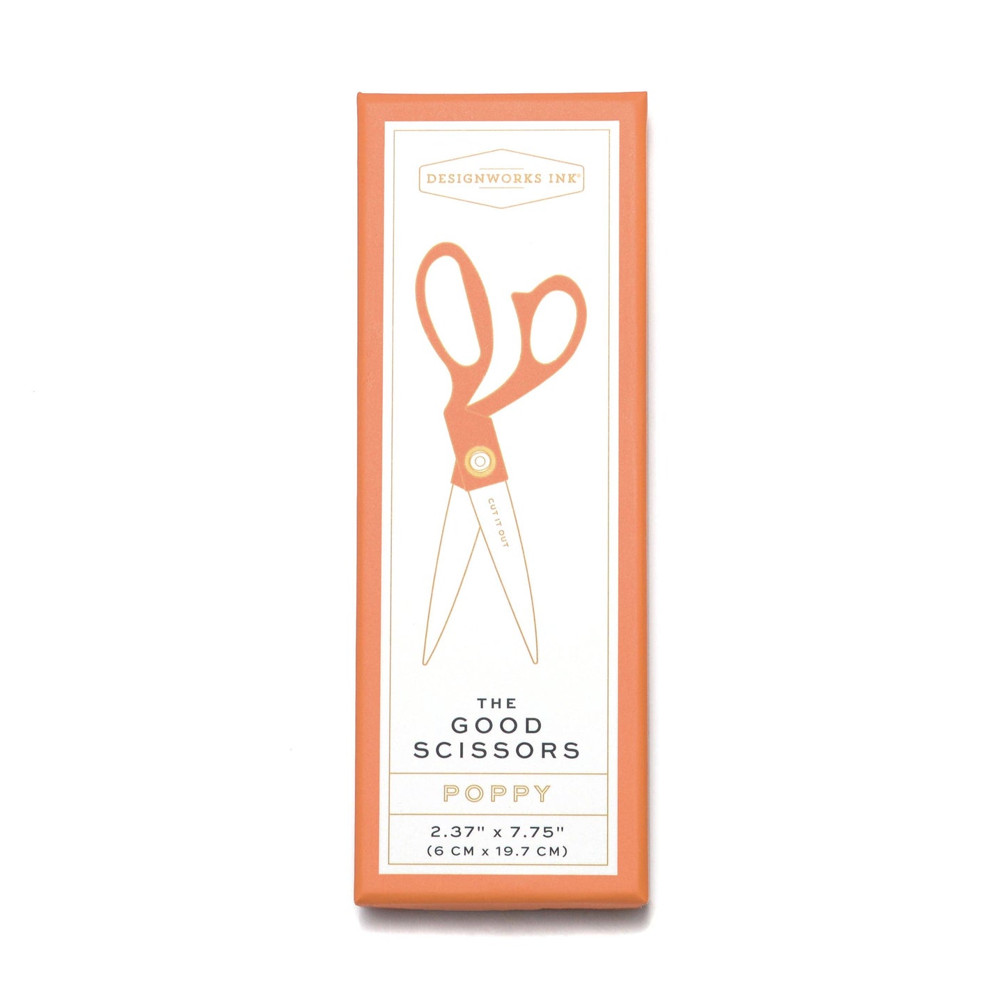 Designworks Collective | Scissors Boxed | Poppy Orange