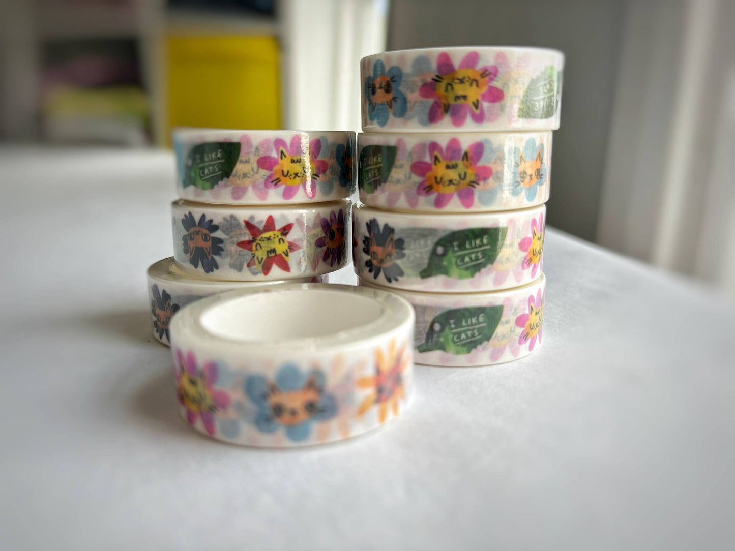 I Like Cats | Washi Tape | Flower Cats