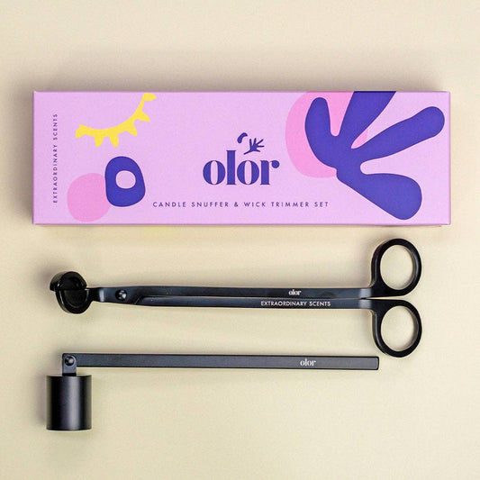 OLOR | Candle Snuffer & Wick Trimmer Set