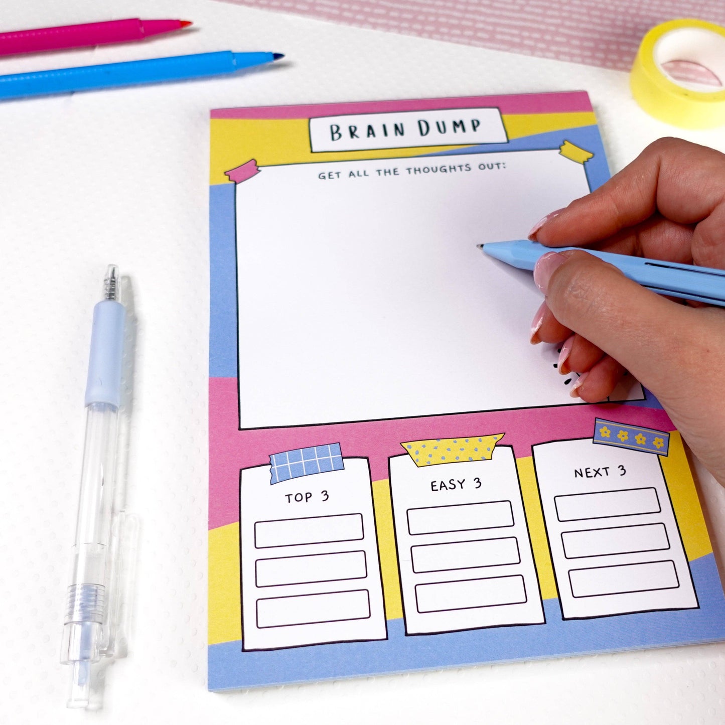 Sunshine Lane | A5 Brain Dump Notepad