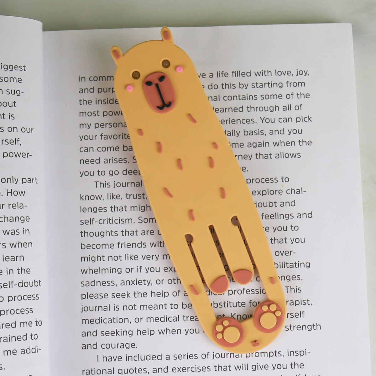 Gift Republic | Capybara Reading Light & Bookmark