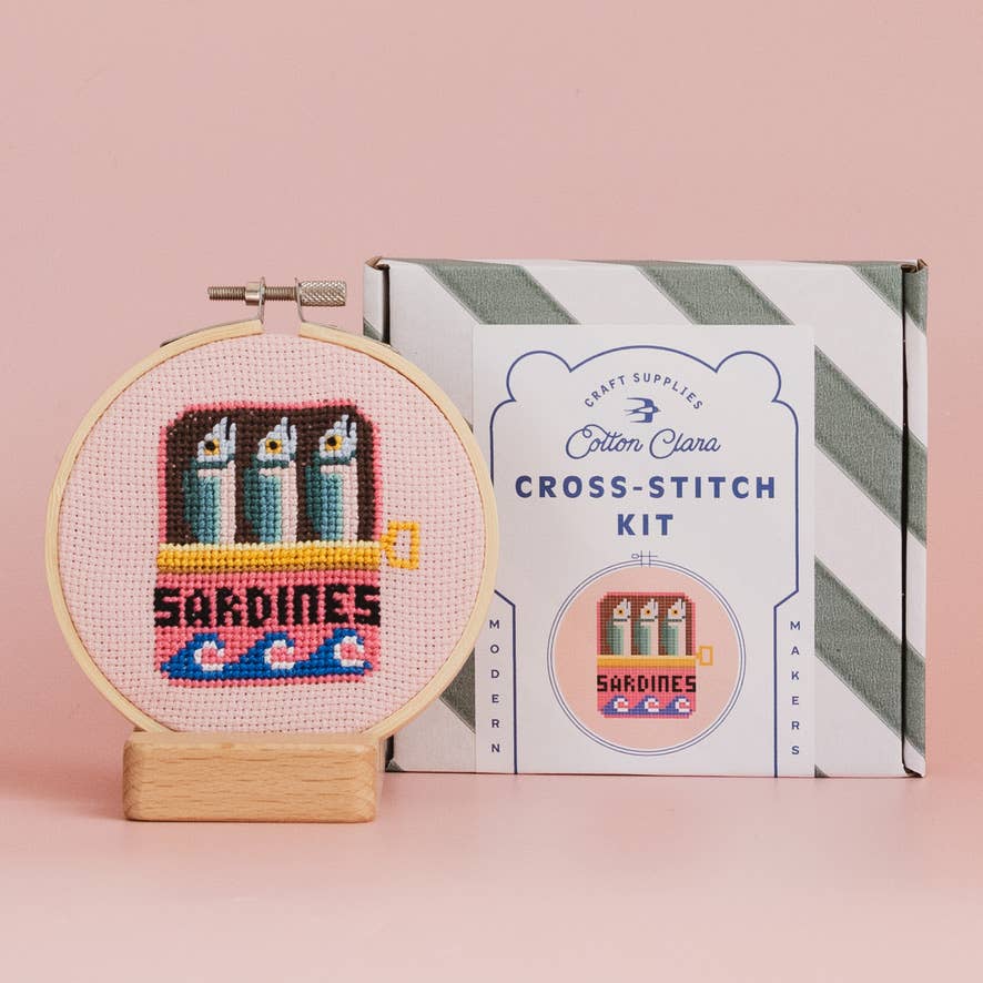 Cotton Clara | Sardines | Cross Stitch Kit