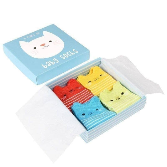 Rex | Set of 4 Baby Socks | Kitten