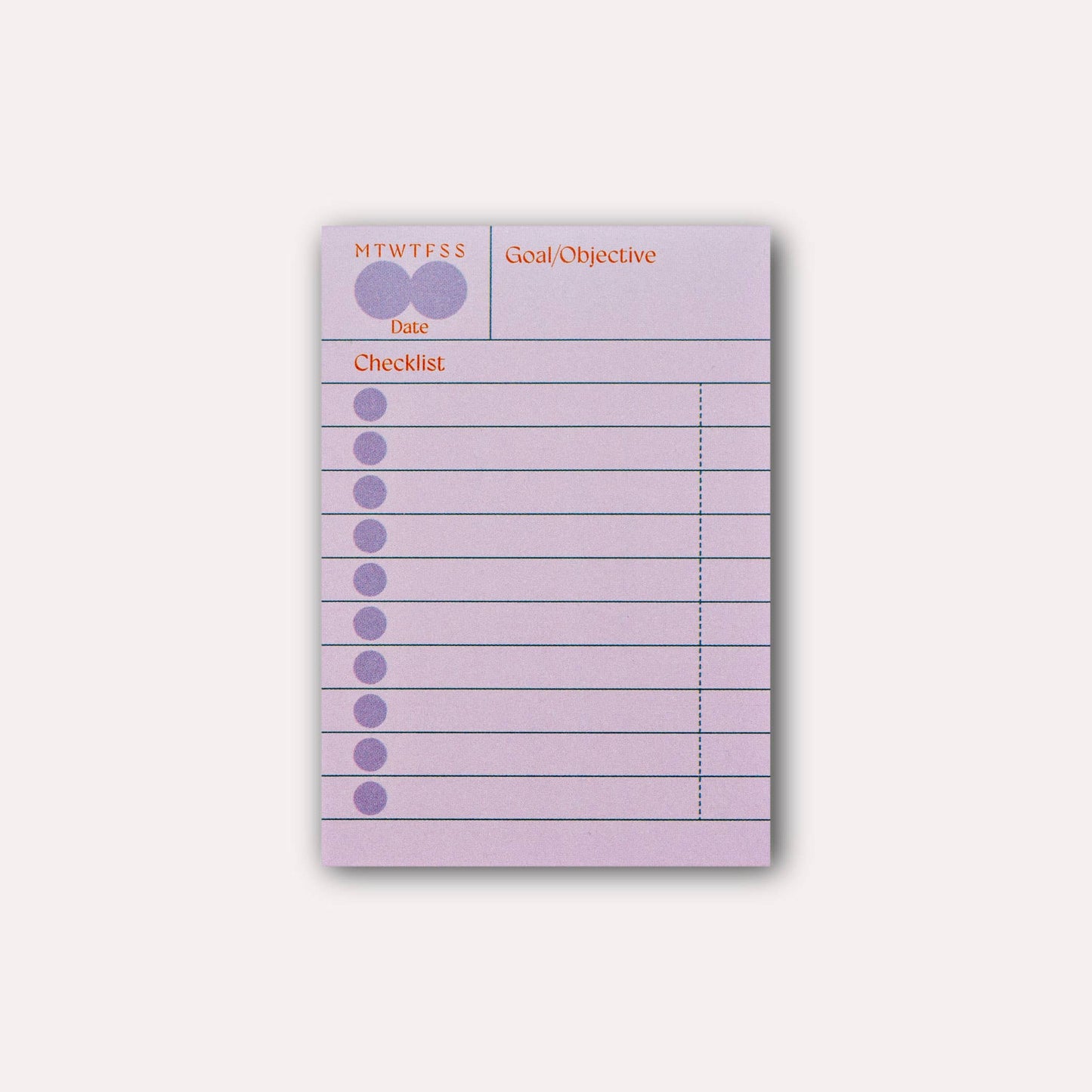 The Completist | Habit Checklist Sticky Notes | Ginger