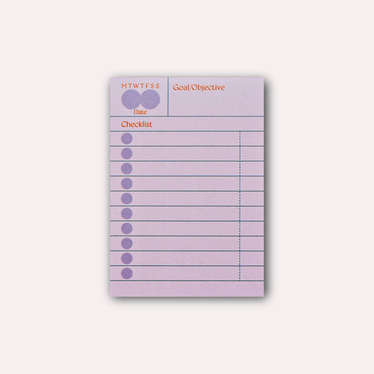 The Completist | Habit Checklist Sticky Notes | Ginger