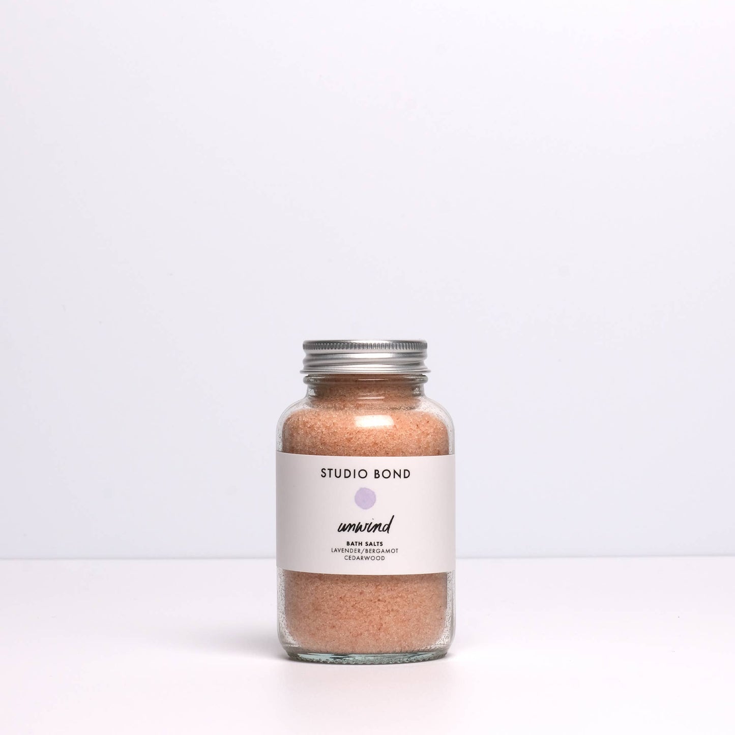 Studio Bond | Bath Salts: 120ml | Unwind Lavender + Bergamot