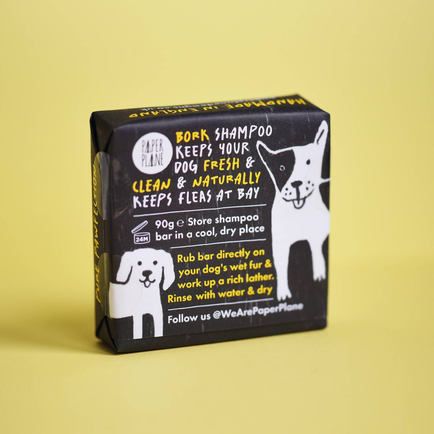 Paper Plane | Bork Dog Shampoo - Natural and plant-based bar