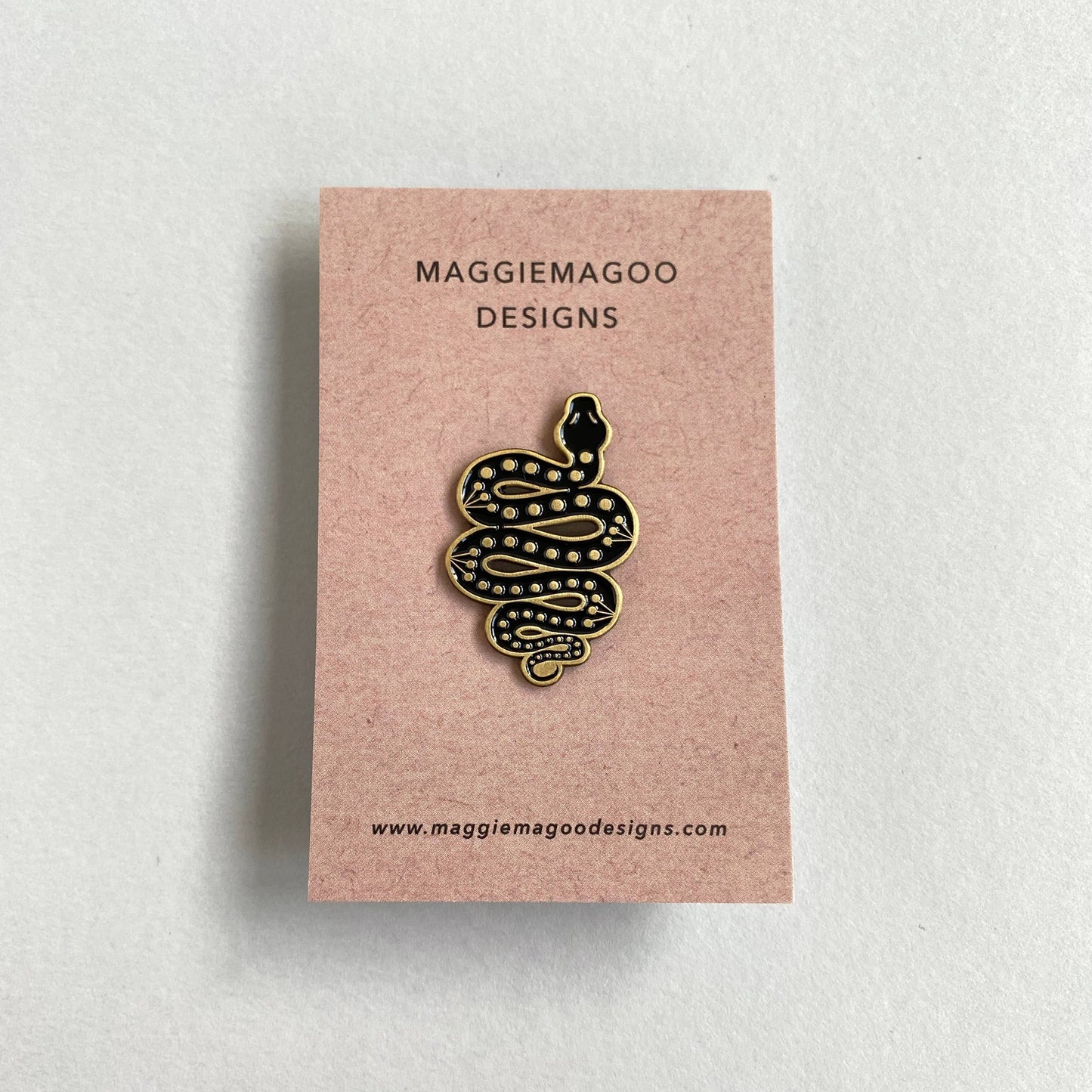 Maggie Magoo  | Enamel Pin Badge | Snake