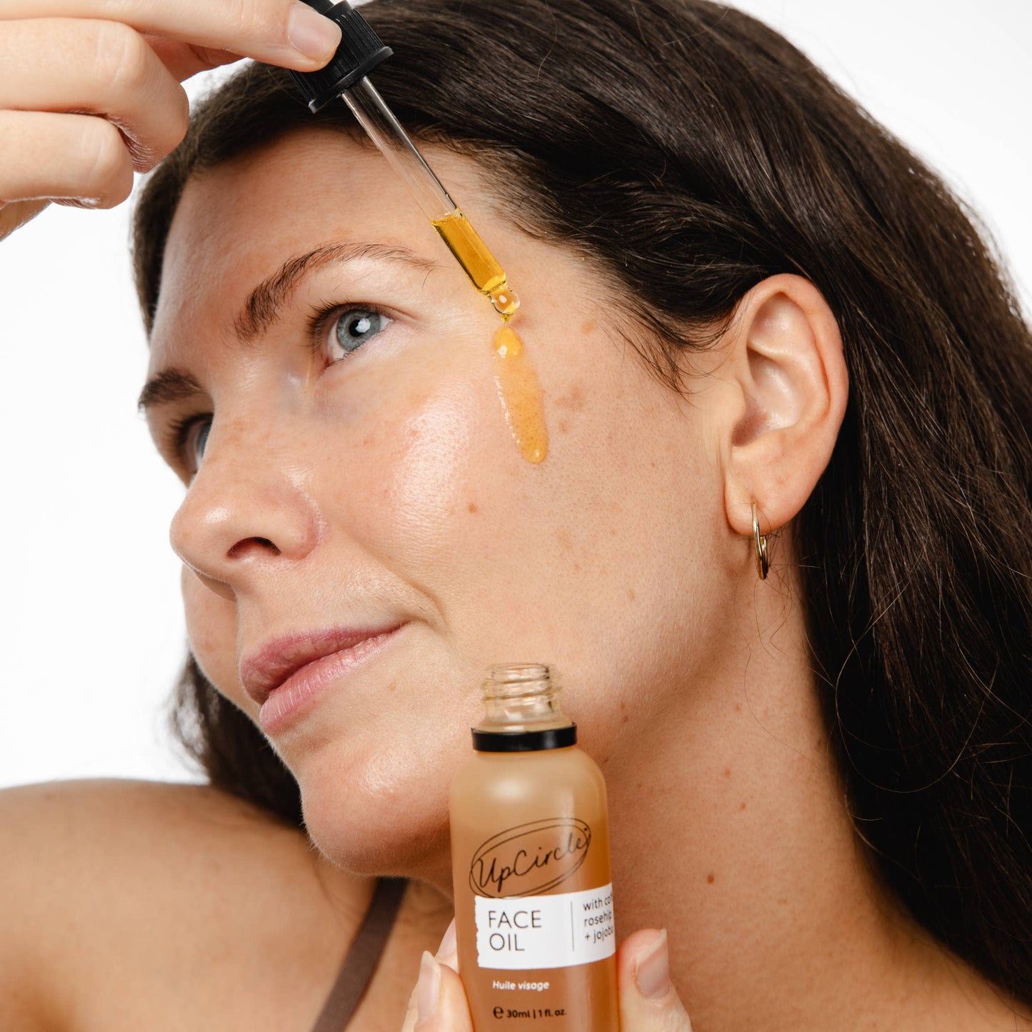 UpCircle | Face Oil | Collagen Boosting Vegan Organic Coffee + Rosehip | 10ml / Travel