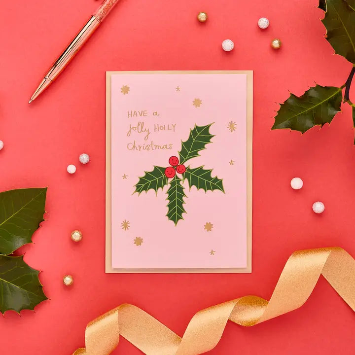 Christmas Card | Have a Holly Jolly Christmas