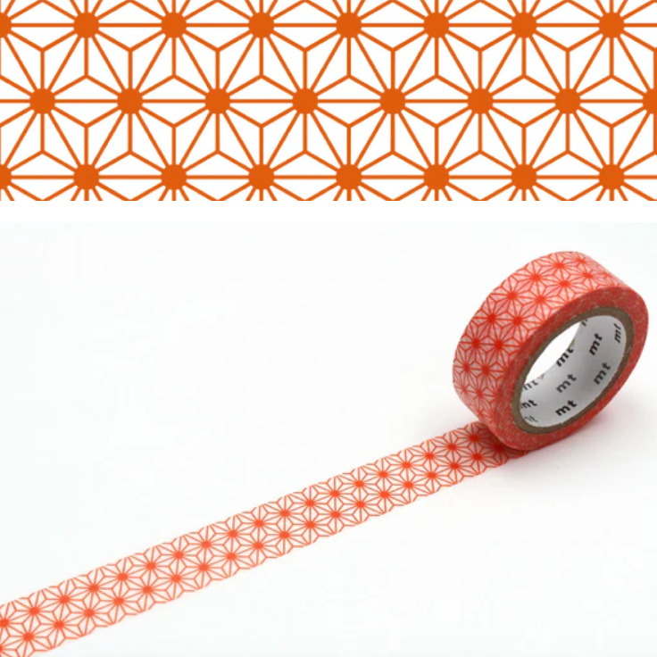 mt deco | Washi Tape | Asanoha Akadaidai