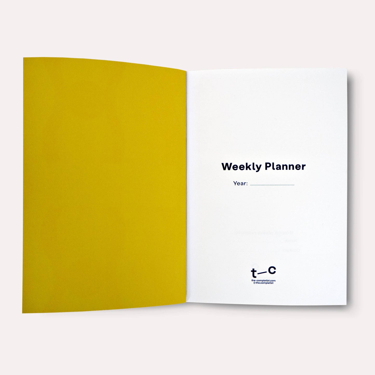The Completist | A5 Weekly Planner | Casetta