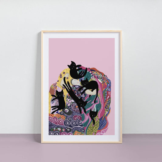 Niaski | A4 Print | Sleeping Cats