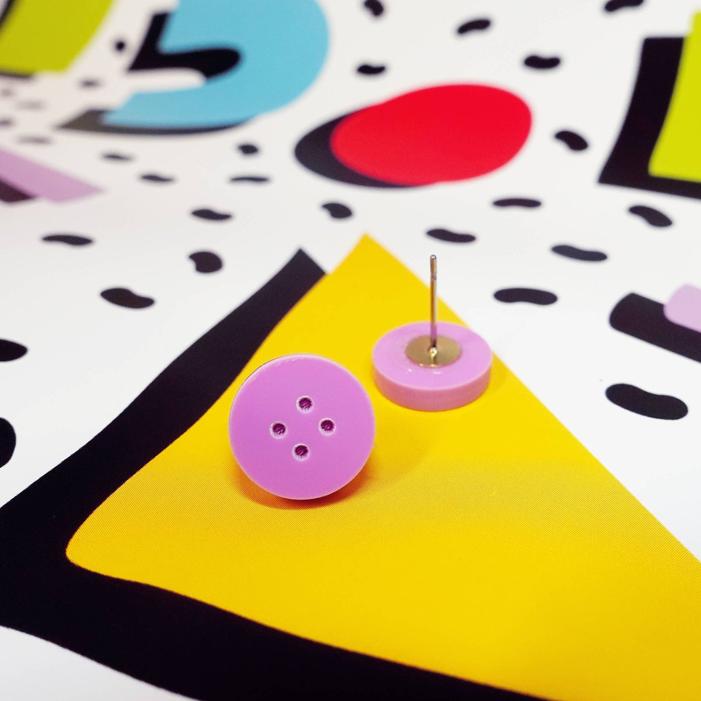 Silly Loaf | Stud Earrings | Buttons