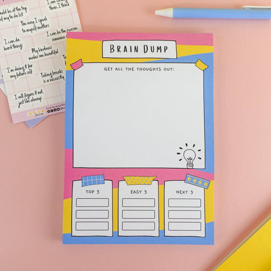 Sunshine Lane | A5 Brain Dump Notepad