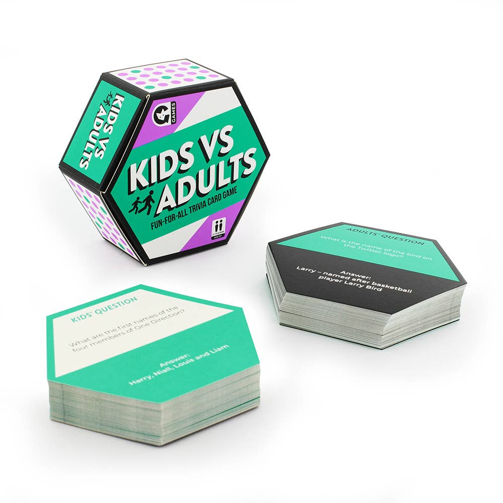 Hexagon Games | Kids Vs Adults Trivia Games