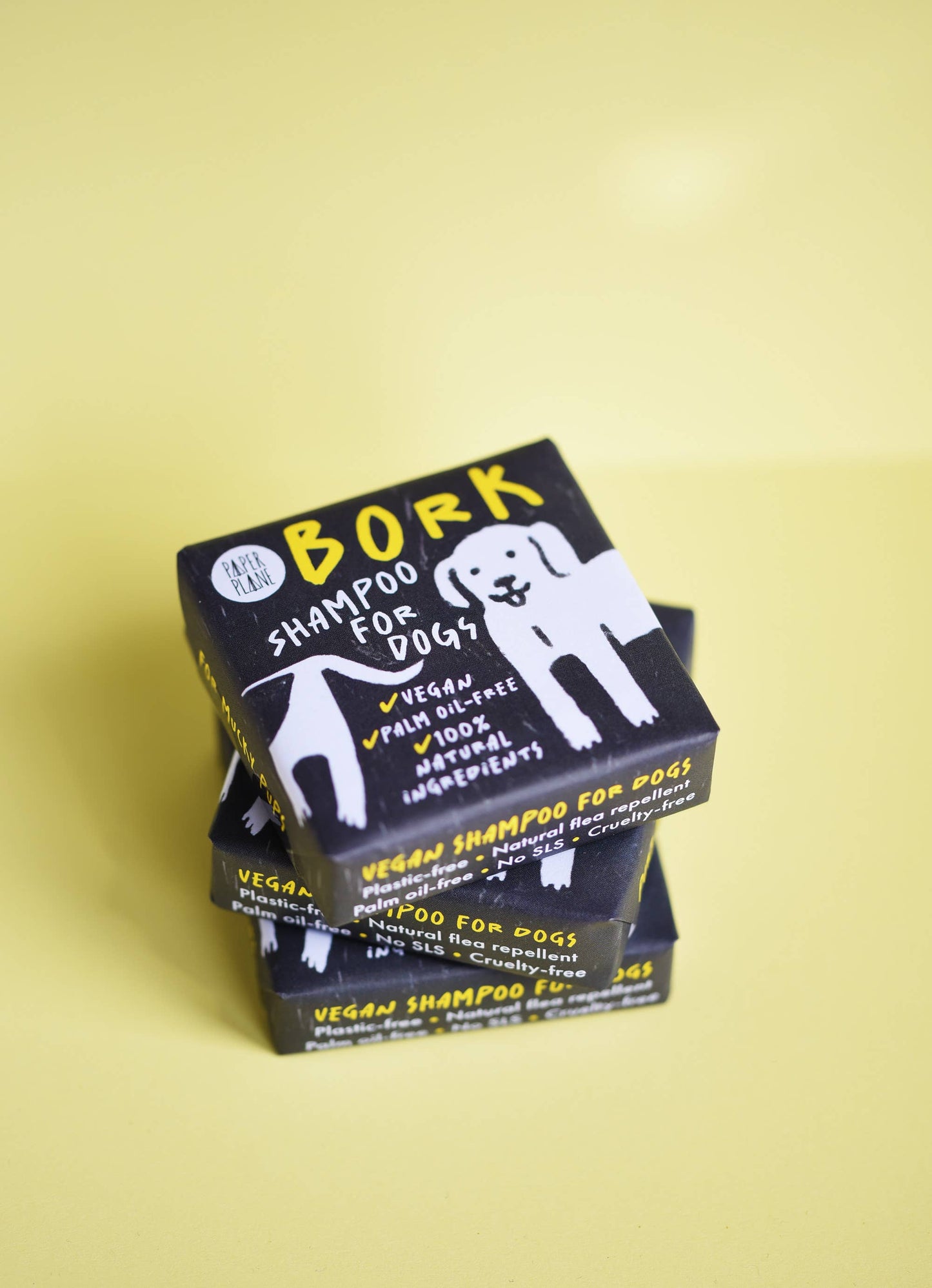 Paper Plane | Bork Dog Shampoo - Natural and plant-based bar