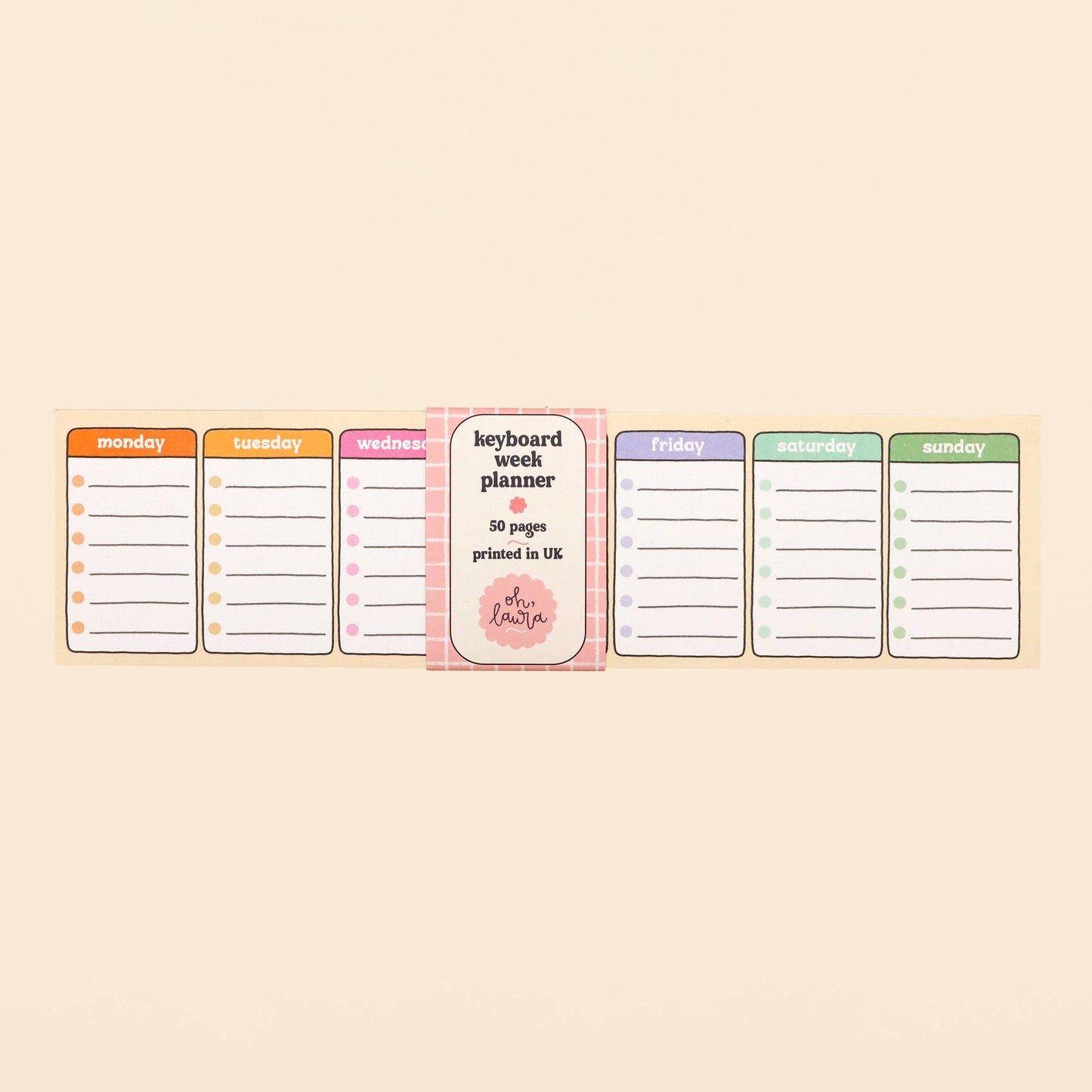 Oh, Laura | Keyboard Planner | Days of the Week