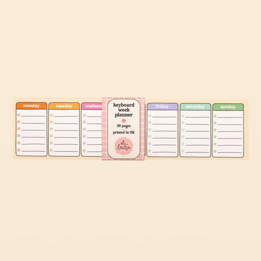 Oh, Laura | Keyboard Planner | Days of the Week