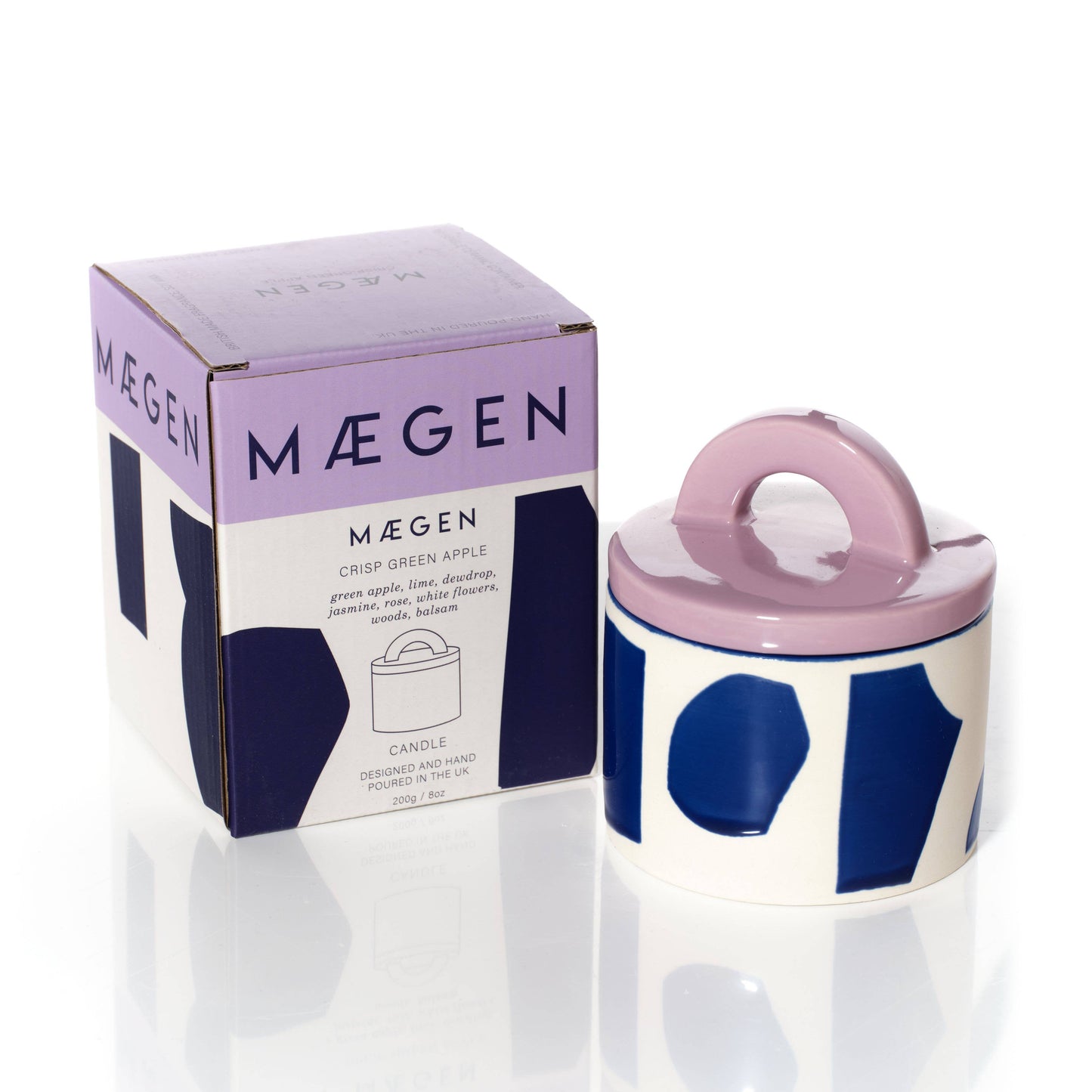 MÆGEN | Pablo Pots Candle | Crisp Green Apple