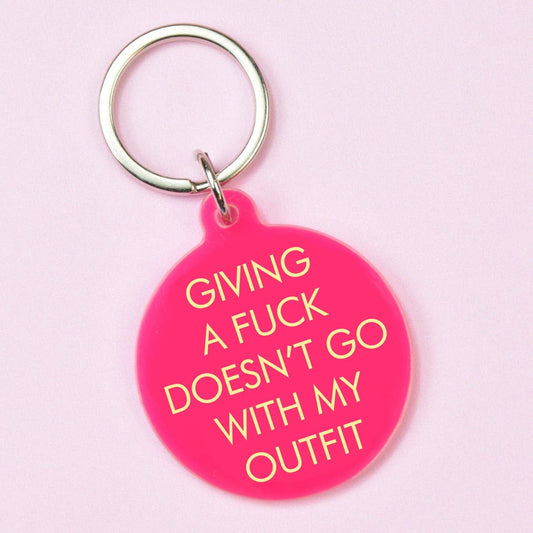 Flamingo Candles | Keytag | Giving a Fuck Doesn't Go With My Outfit