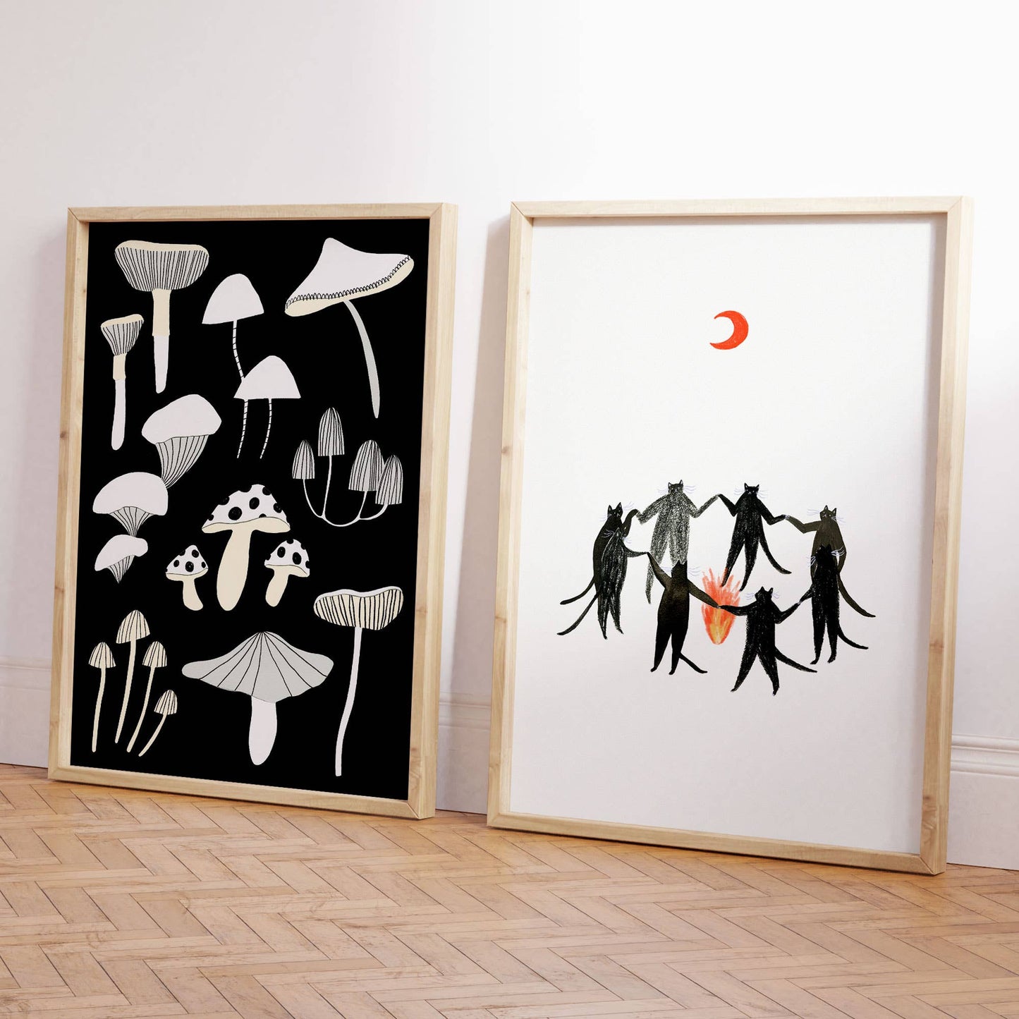 Little Black Cat | A4 Print | Mystic Cats