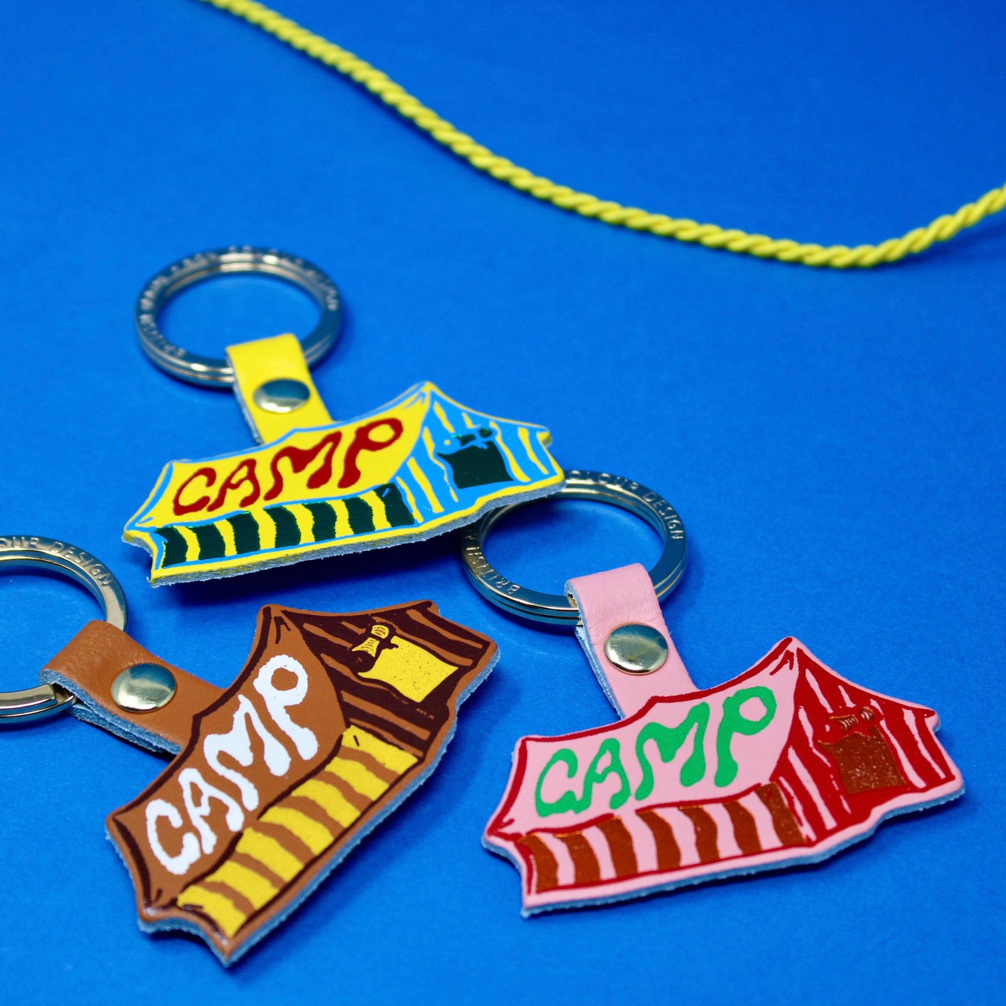 Ark | Camp Novelty Key Fob | Yellow