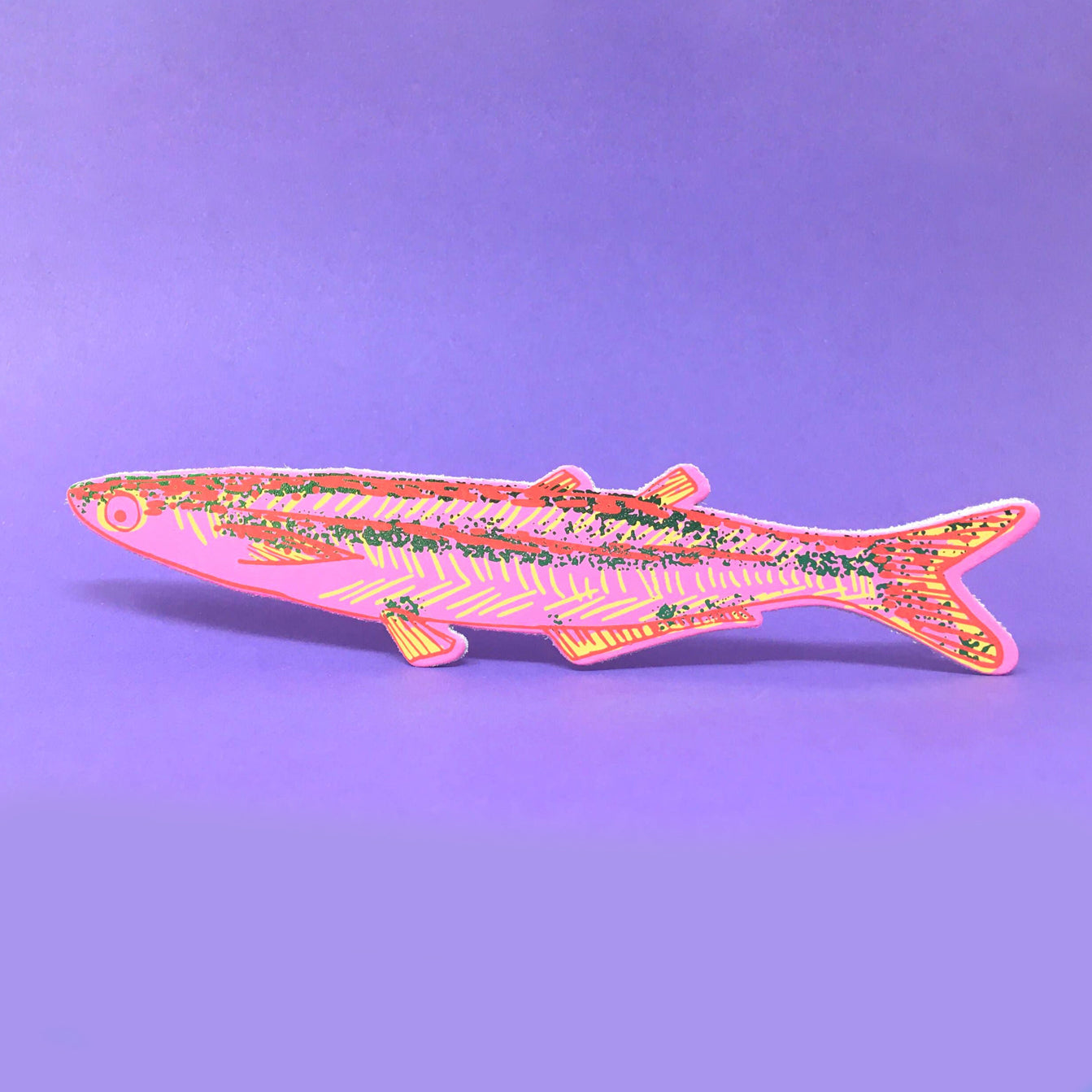 Ark | Fish "Any Fin is Possible" Bookmark | Hot Pink