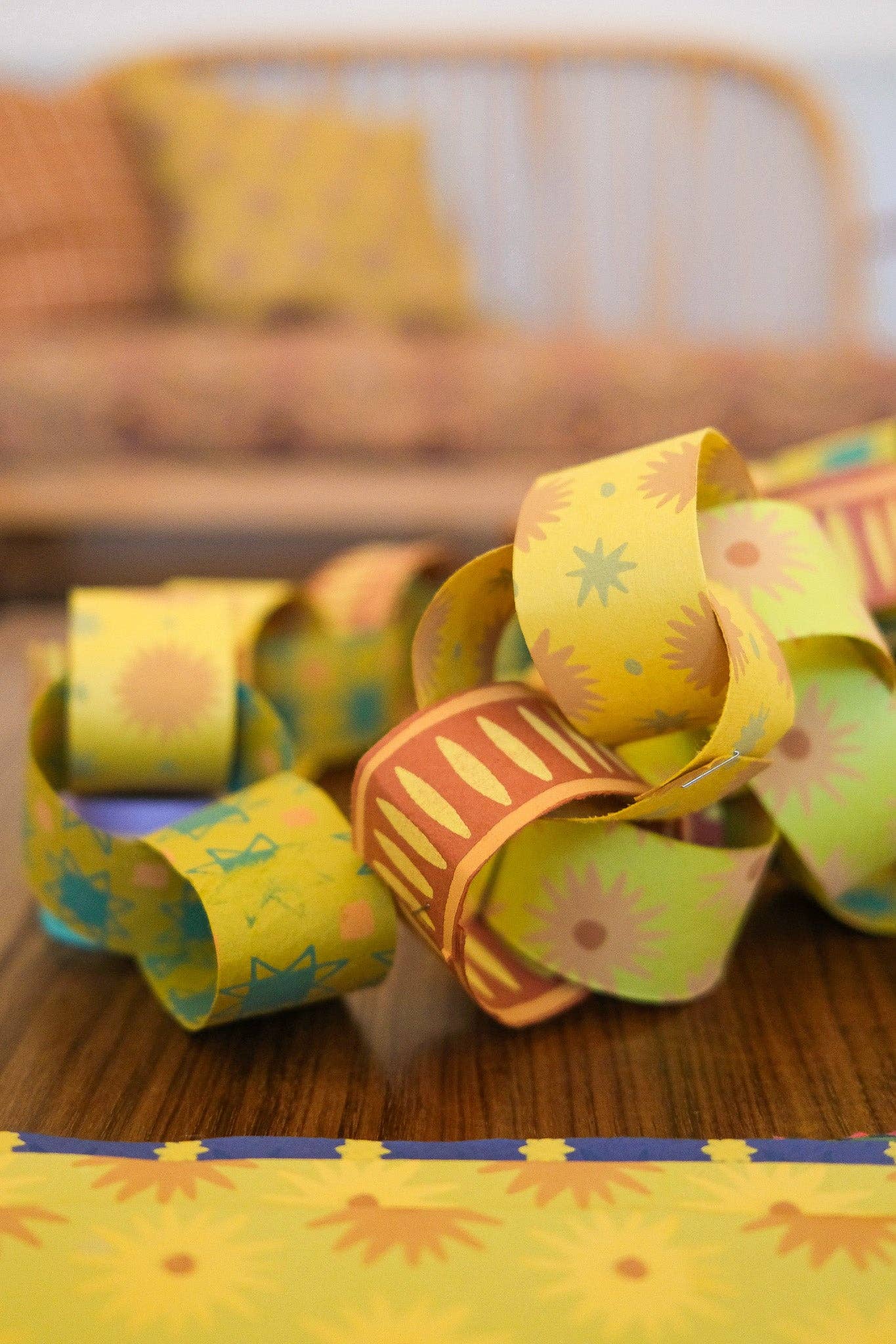 East End Press | Paper Chain Kit | Yellow & Green
