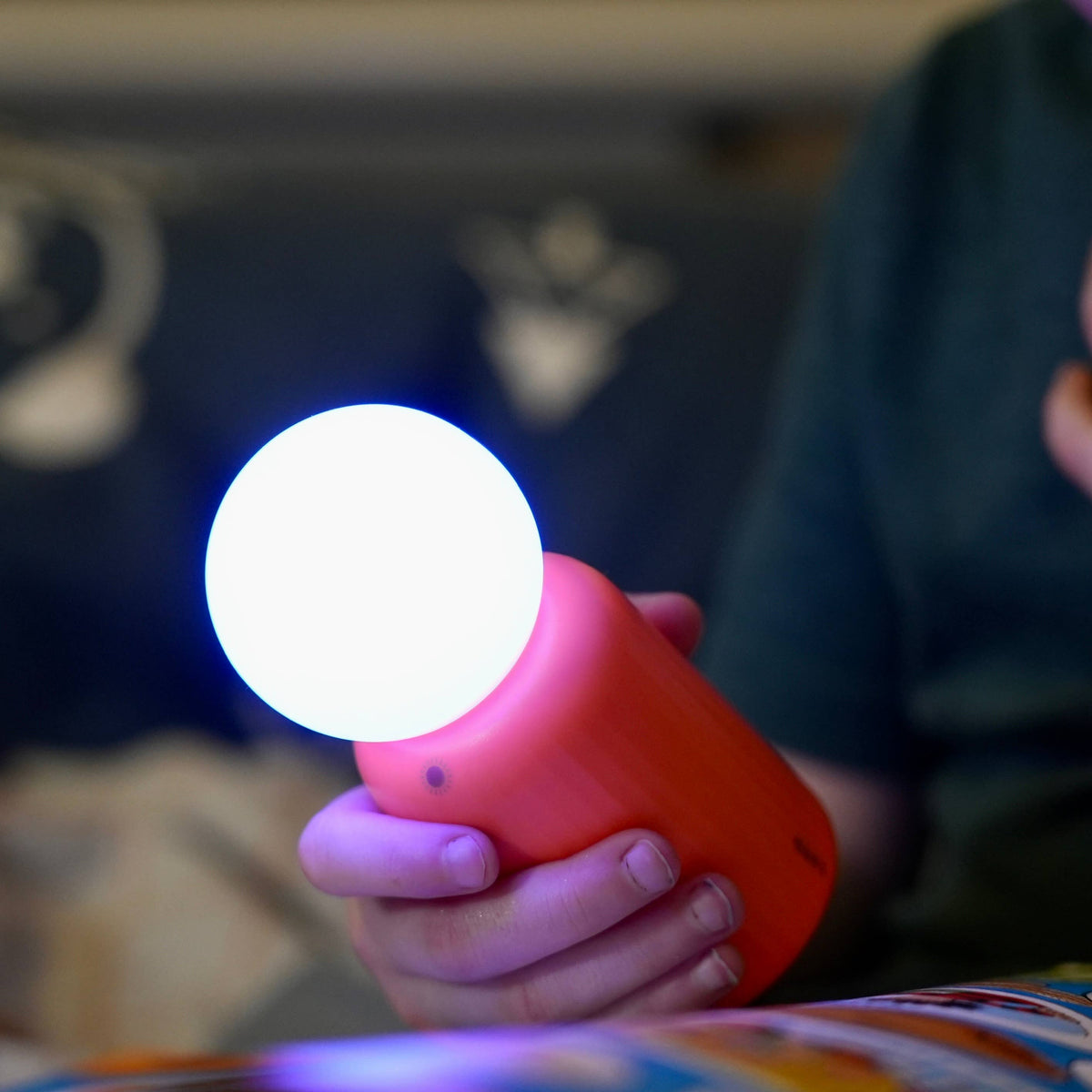 Lund Living |  Mini Rechargeable Colour-Changing Lamp | Coral