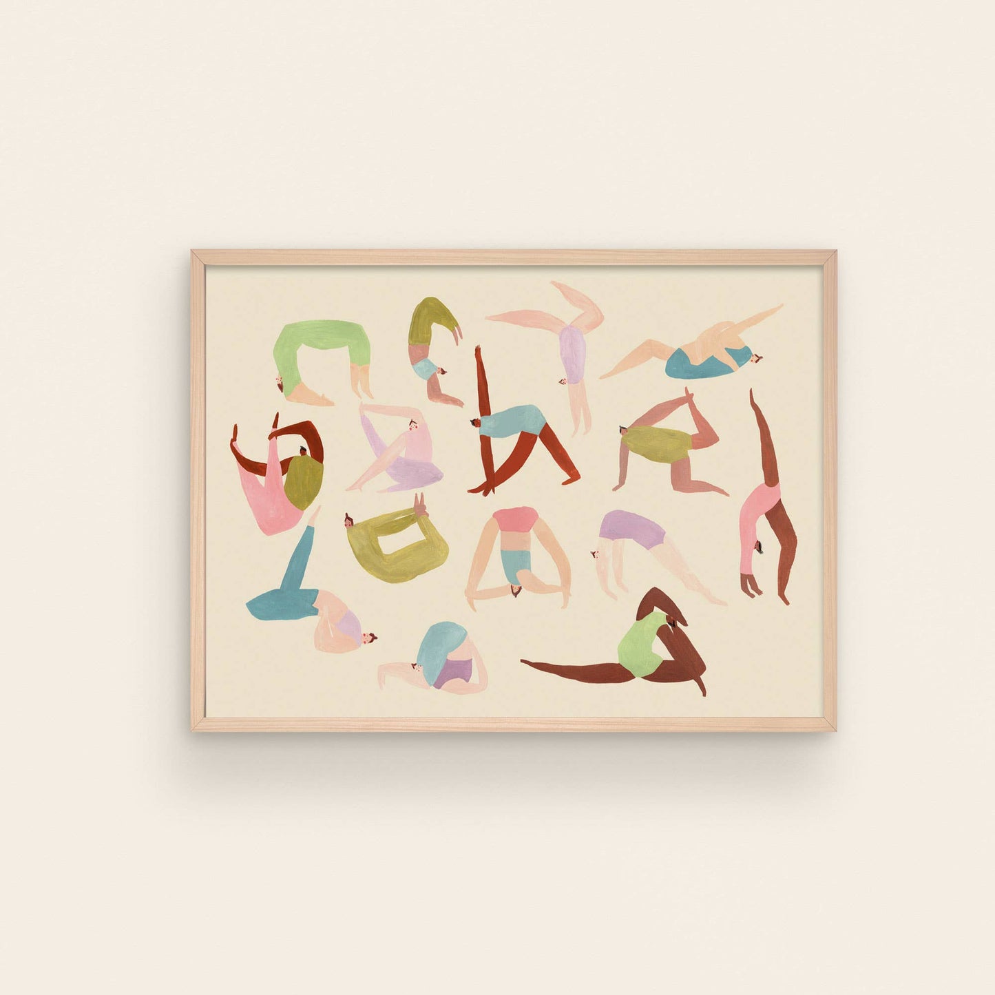 Little Black Cat | A4 Print | Yoga Ladies
