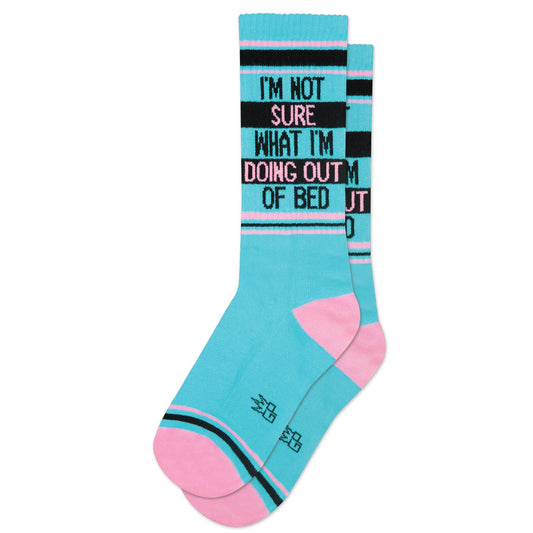 Gumball Poodle | Gym Crew Socks | I'm Not Sure What I'm Doing Out Of Bed