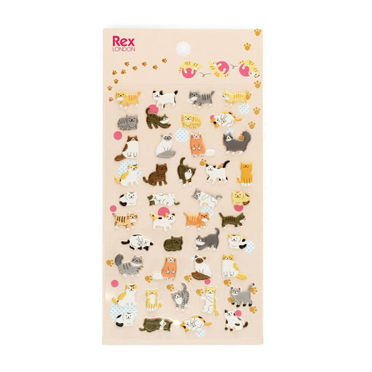 Rex | 3D Puffy Stickers | Cats