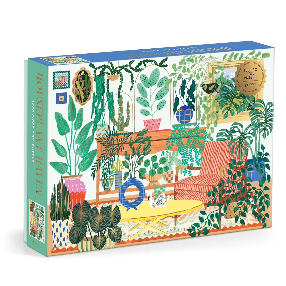 Jigsaw | 1000 Piece Foil Puzzle | Houseplant Haven