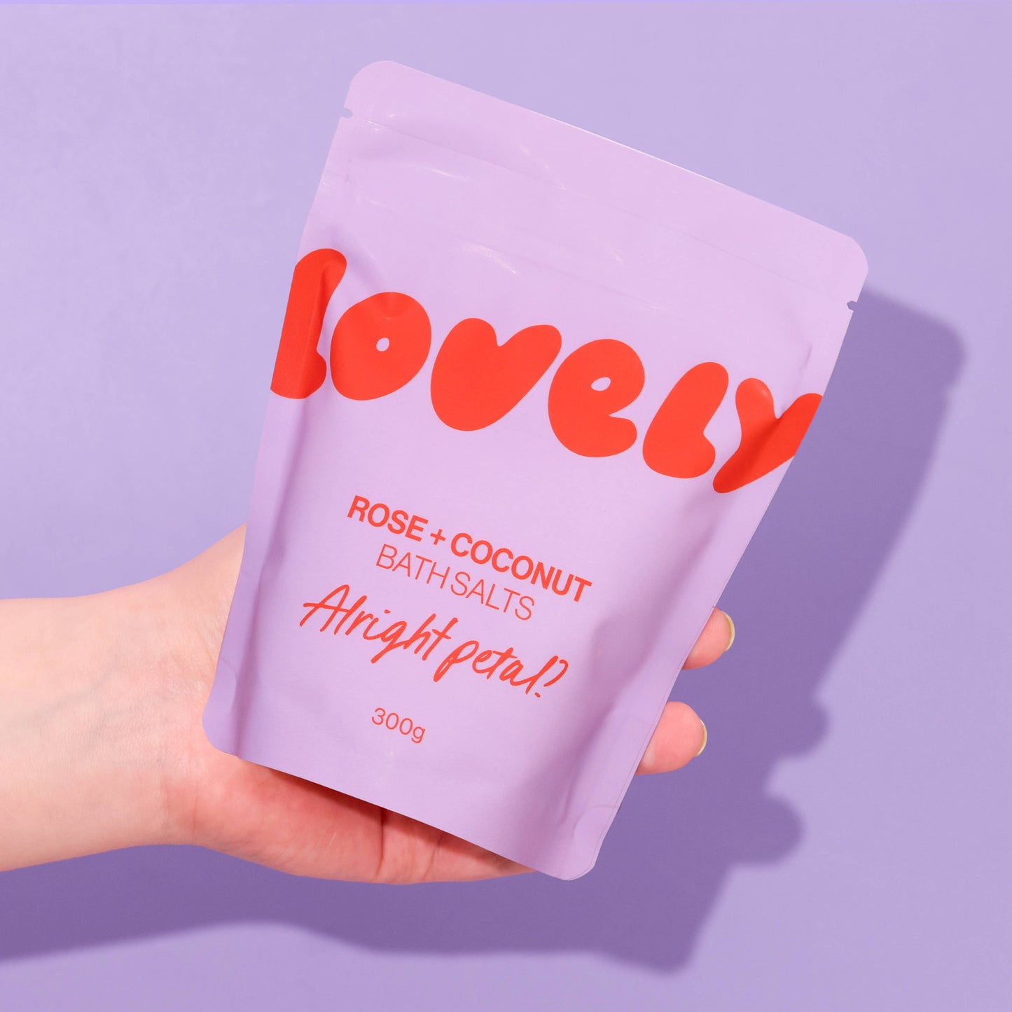 Lovely Skincare | Rose + Coconut | Bath Salts
