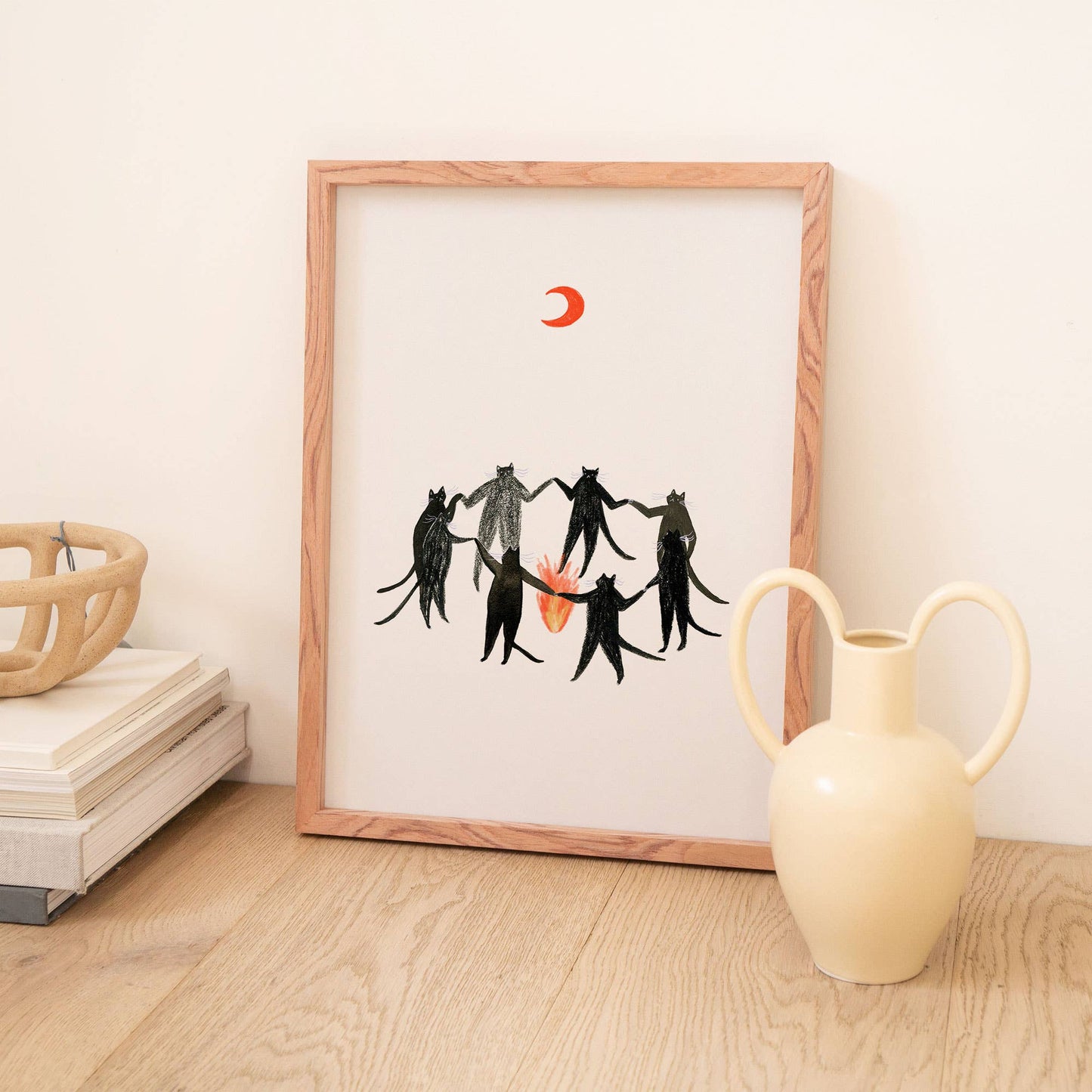 Little Black Cat | A4 Print | Mystic Cats