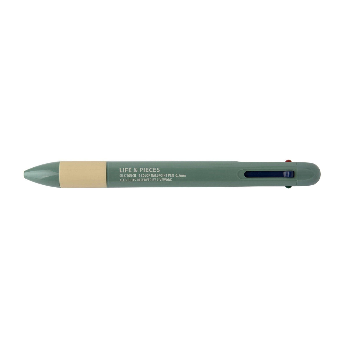 Livework | Life & Pieces | 4 Colour Ballpoint Pen | Mint