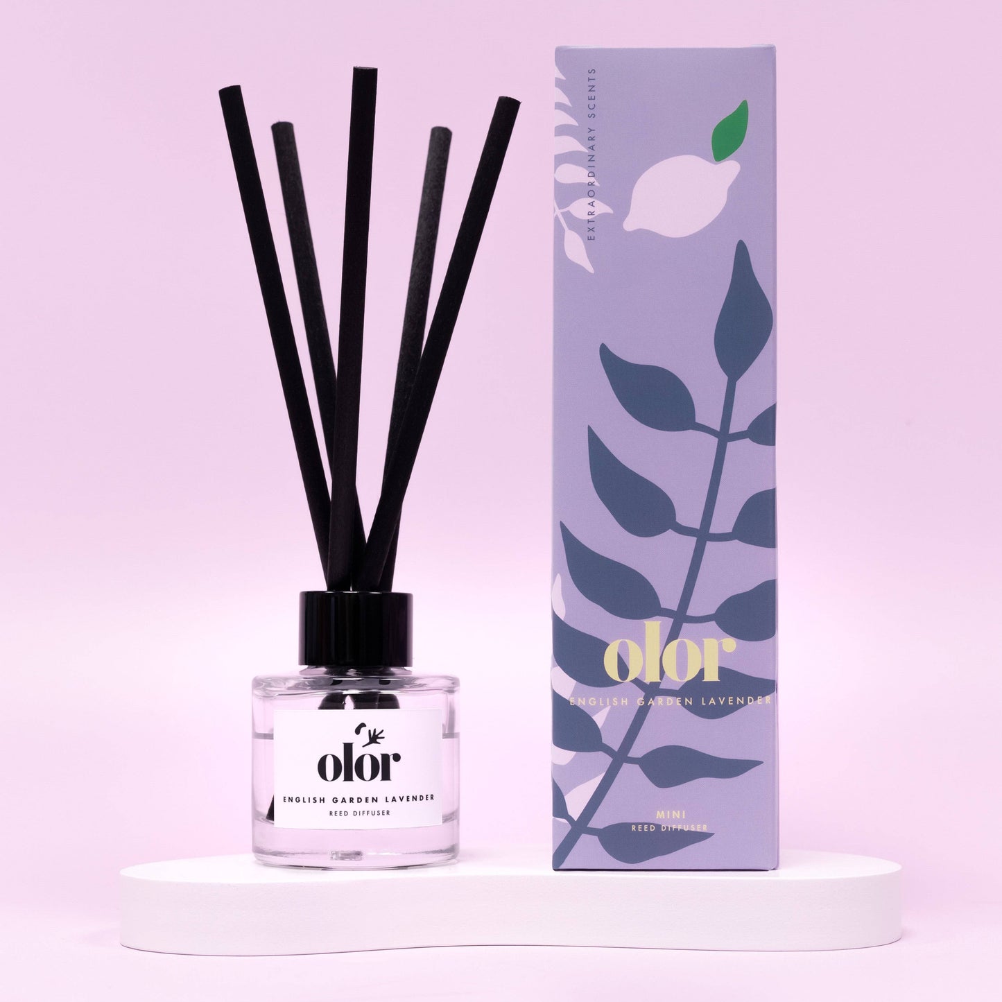 OLOR | Mini Reed Diffuser | English Garden Lavender