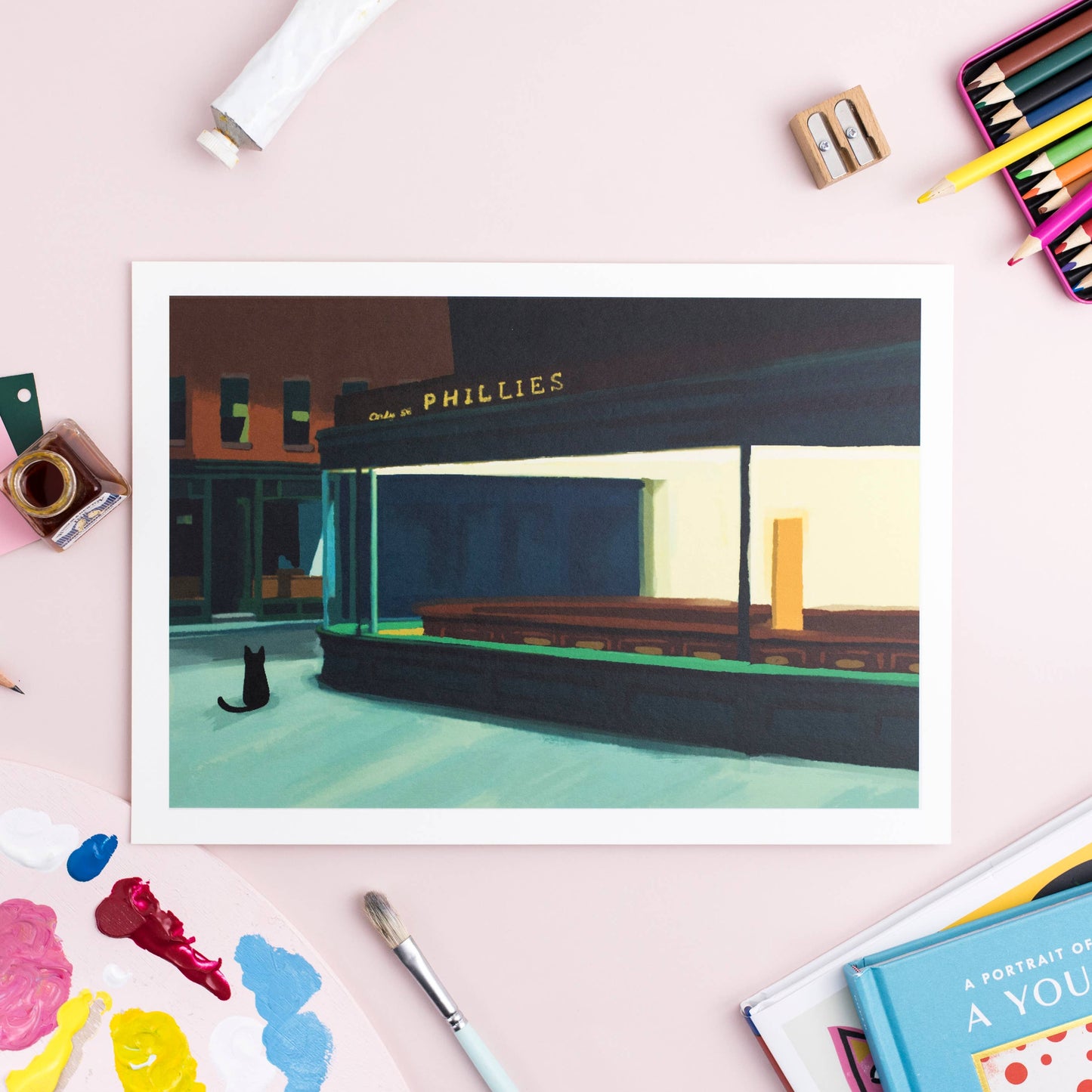 Niaski | A4 Print | Hoppurr Night