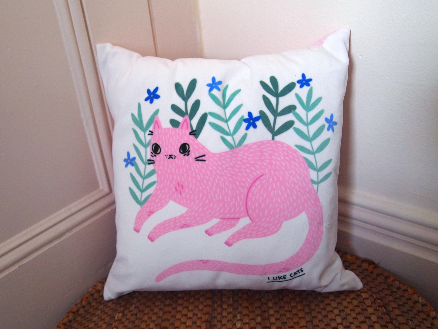 I Like Cats | Velvet Cushion