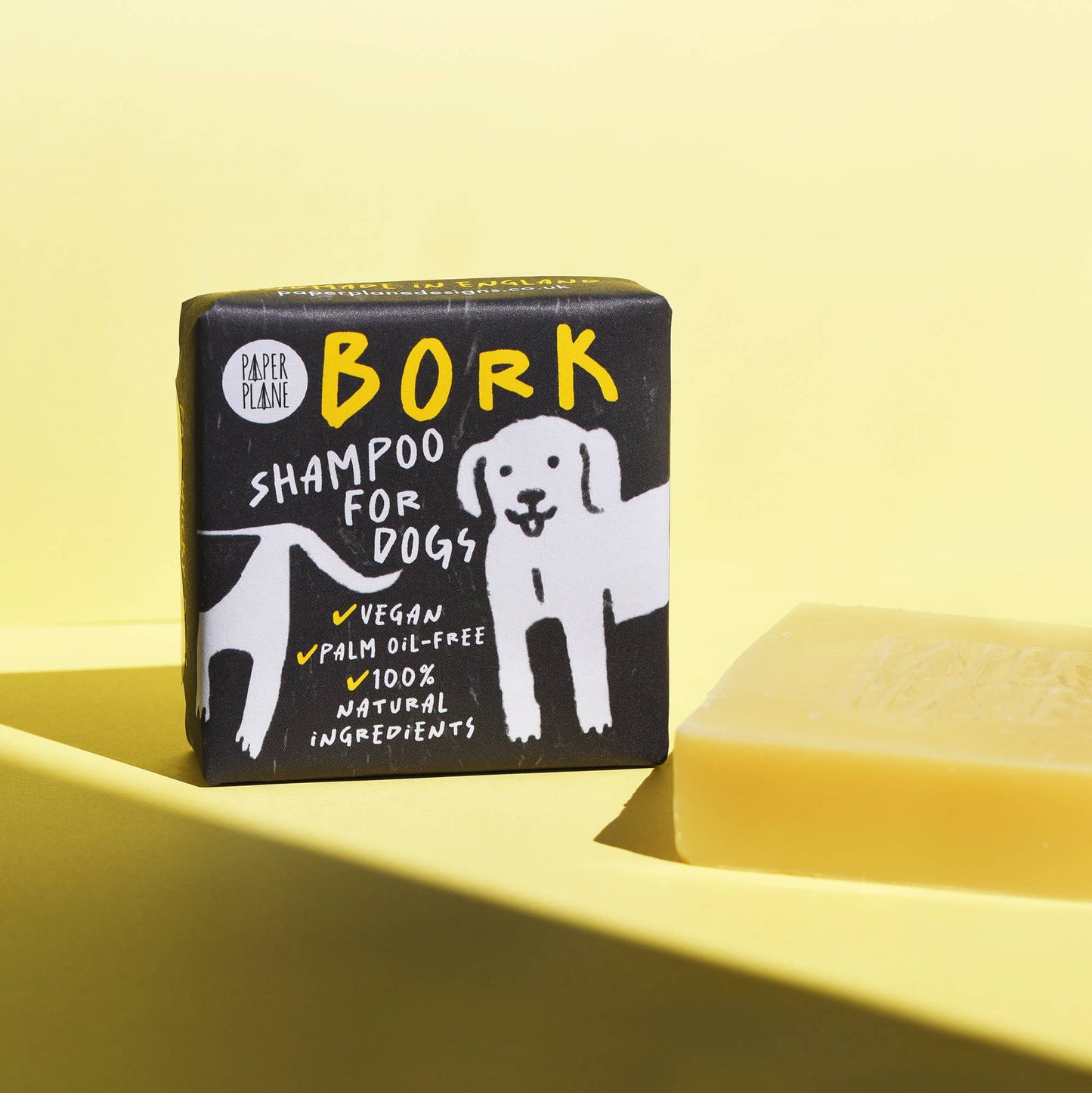 Paper Plane | Bork Dog Shampoo - Natural and plant-based bar