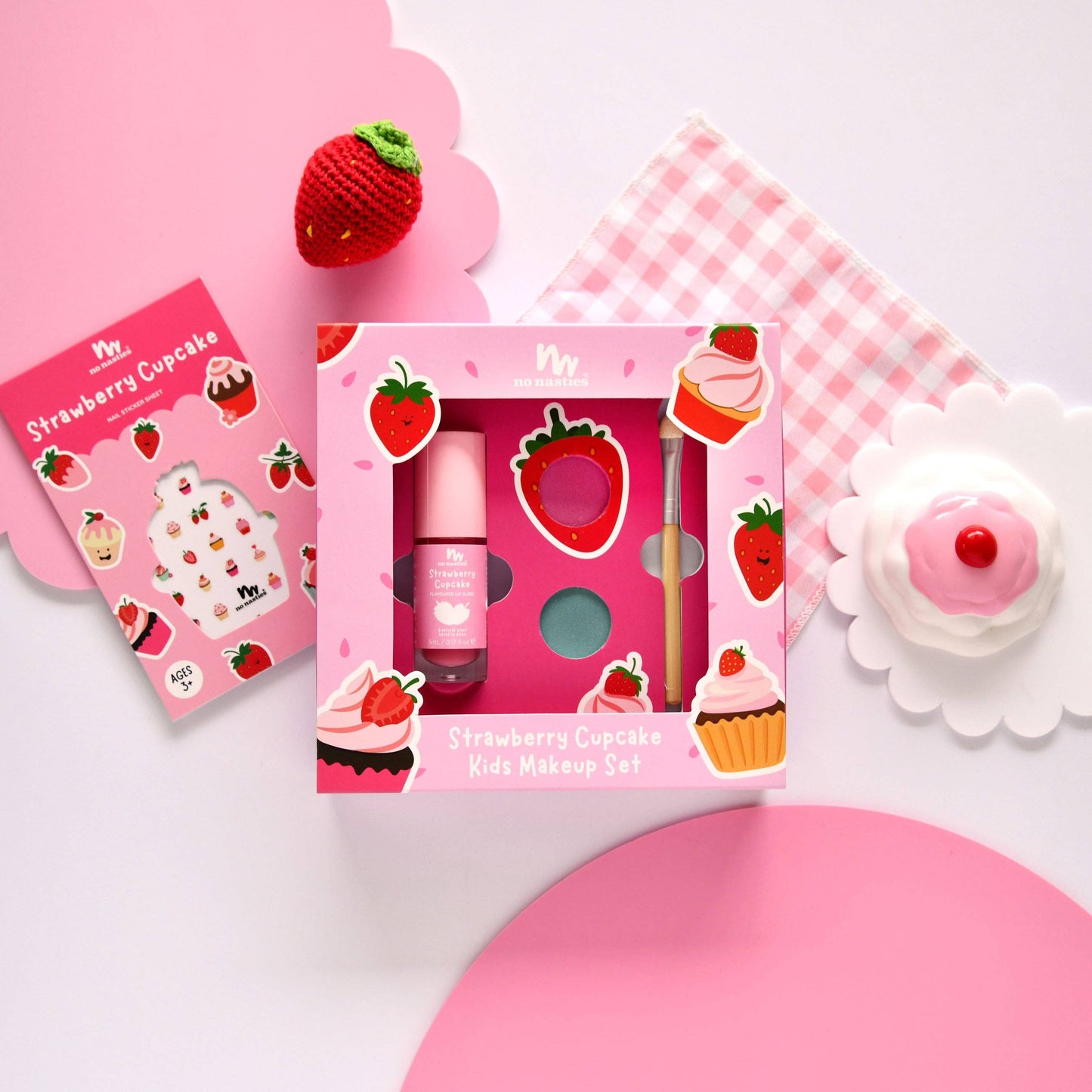 No Nasties | Strawberry Cupcake Gift Set